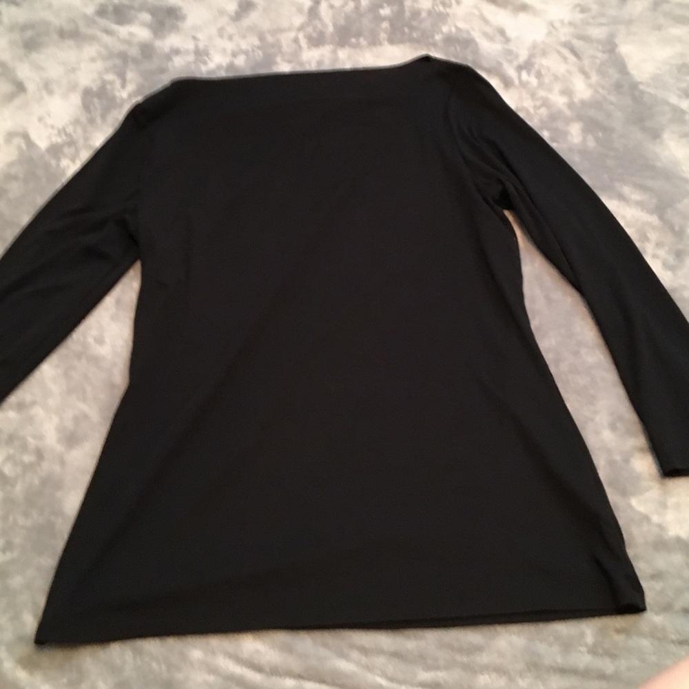 Old navy boat neck black blouse